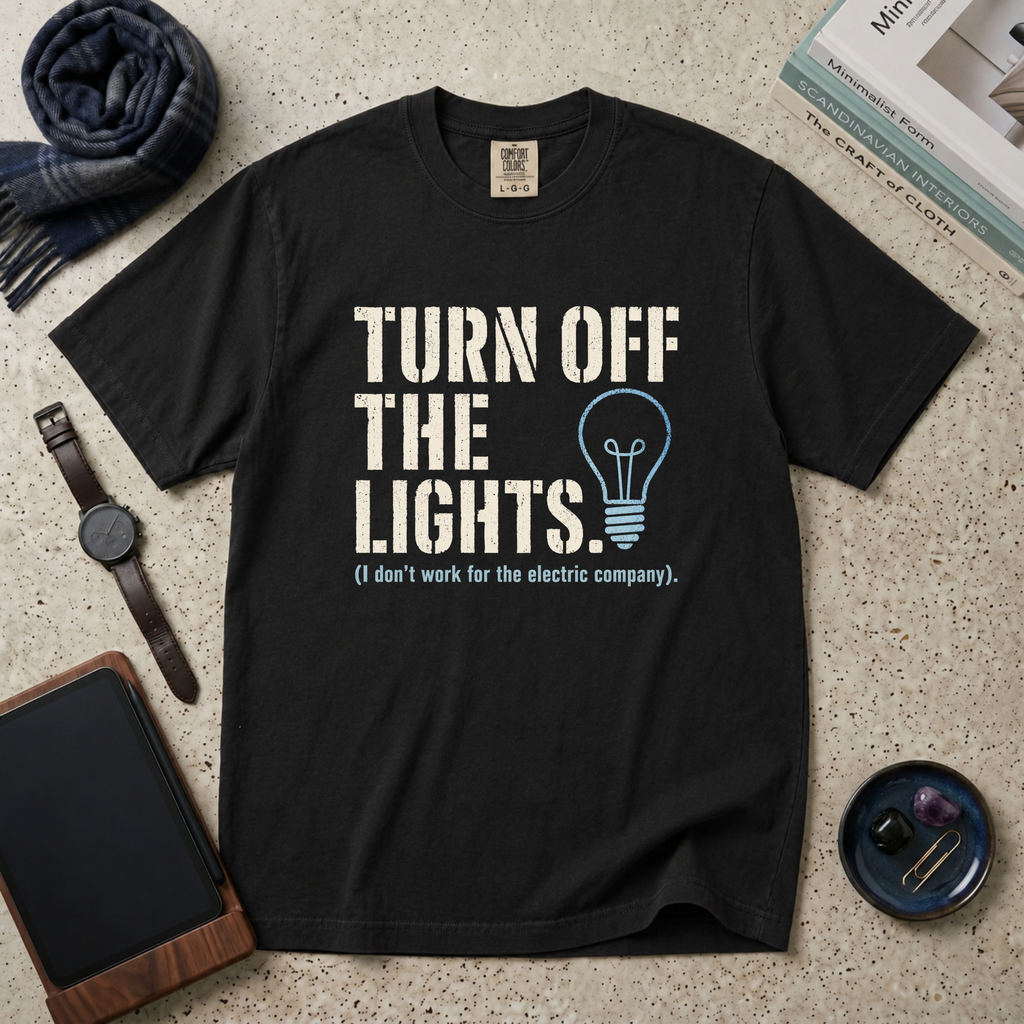 Turn Off The Lights T‑Shirt
