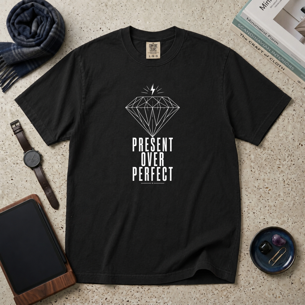 Present Over Perfect T‑Shirt