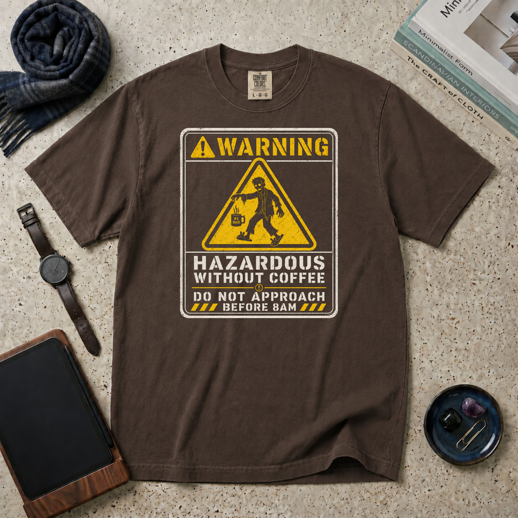 Hazardous Without Coffee T‑Shirt