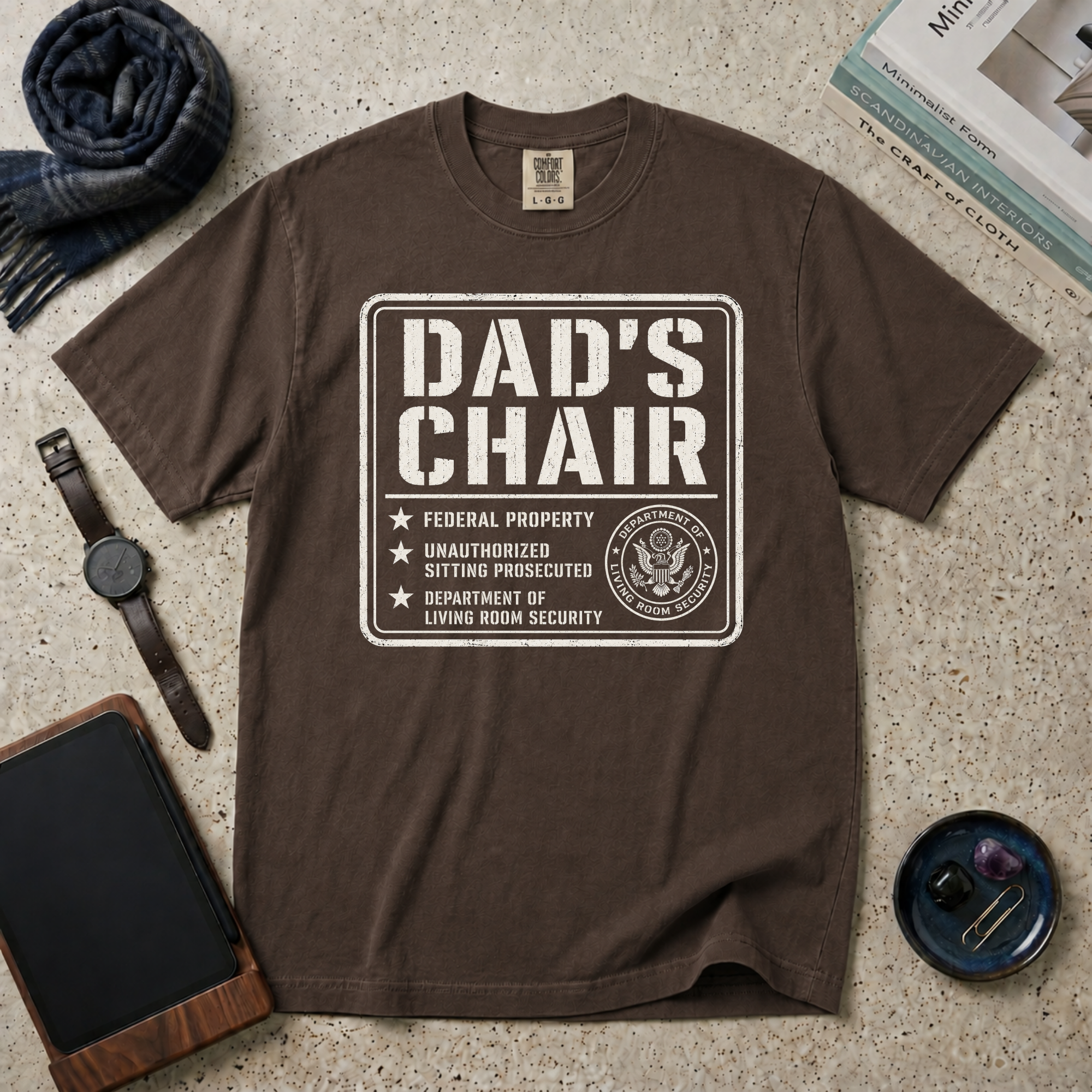 Dad's Chair Warning T‑Shirt