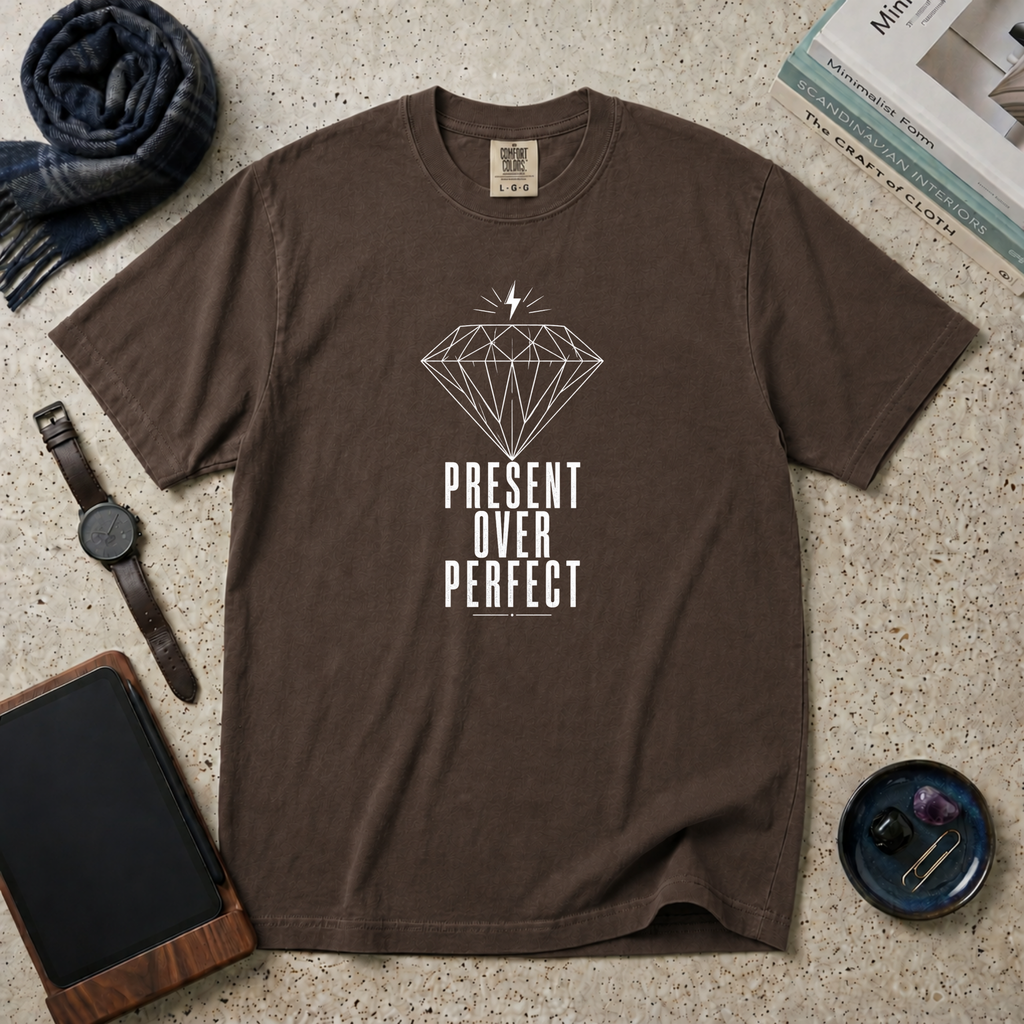 Present Over Perfect T‑Shirt