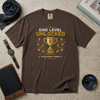 Dad Level Unlocked T‑Shirt