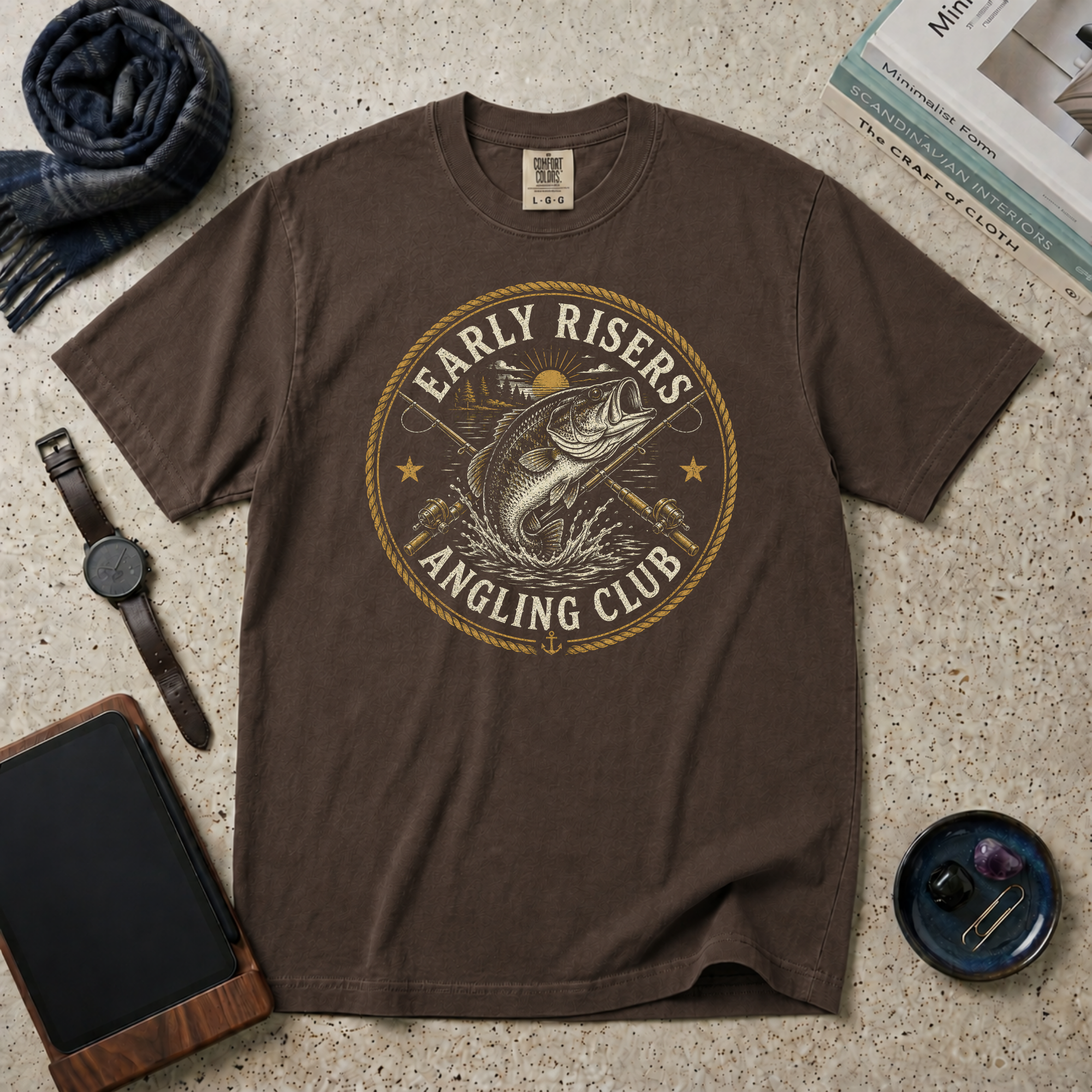 Early Risers Angling Club T‑Shirt