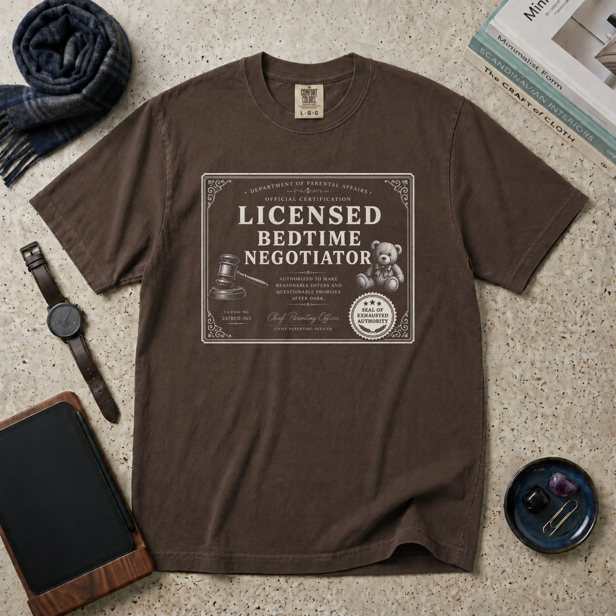Licensed Bedtime Negotiator T‑Shirt