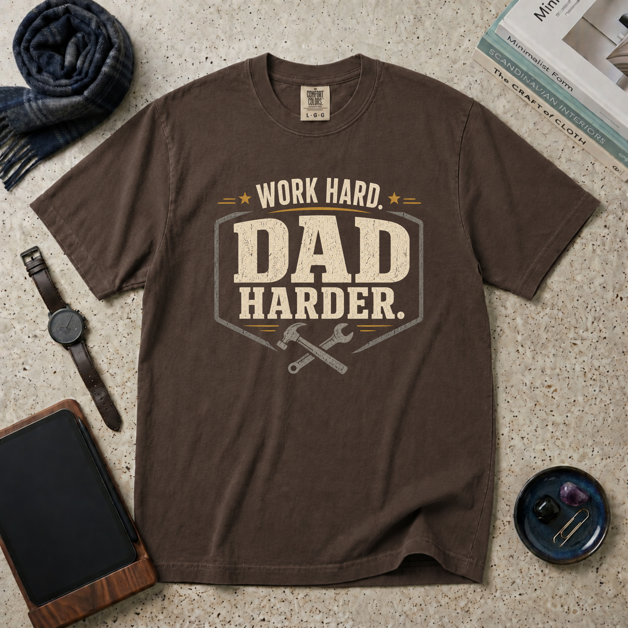 Work Hard Dad Harder T‑Shirt