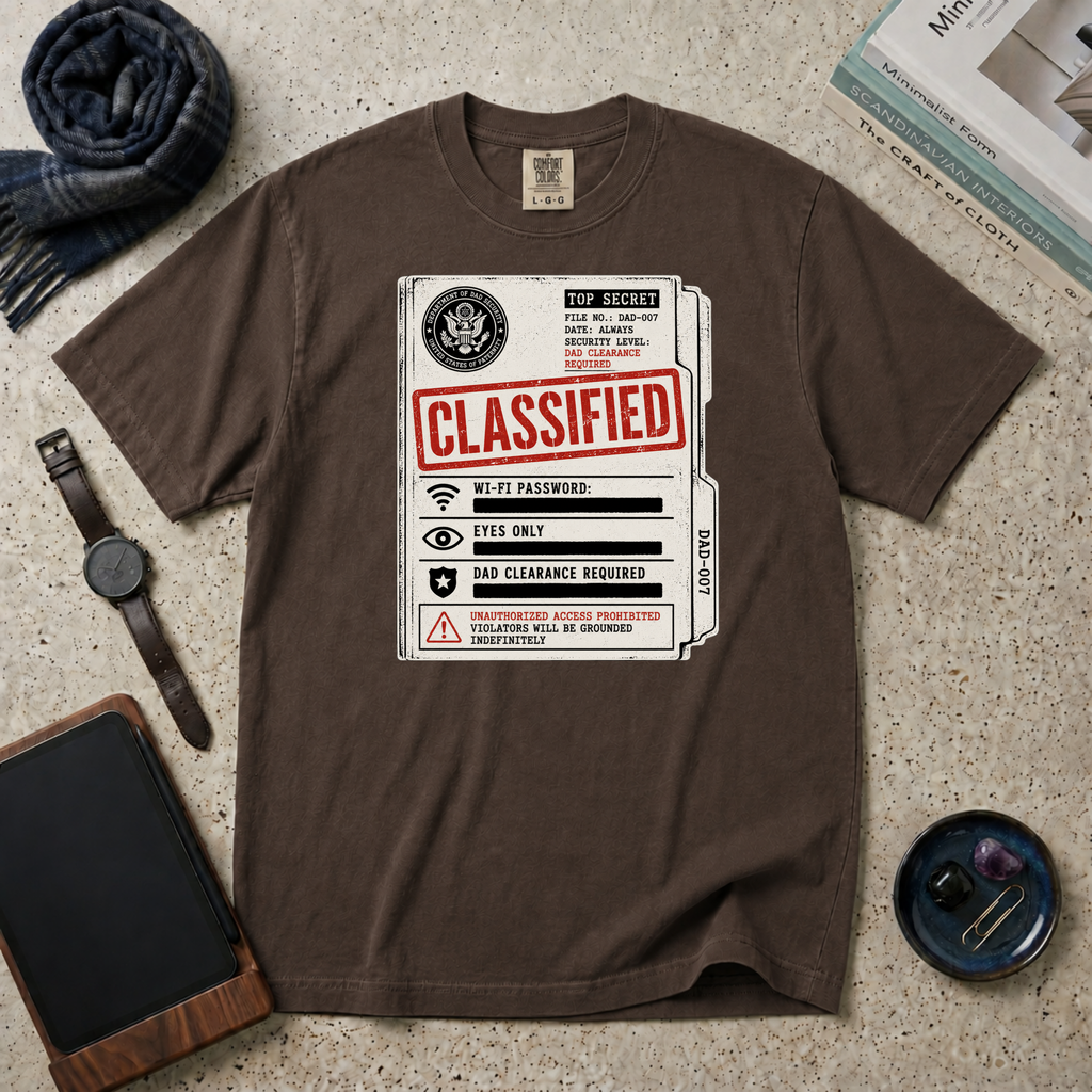 Dad Security Classified T‑Shirt