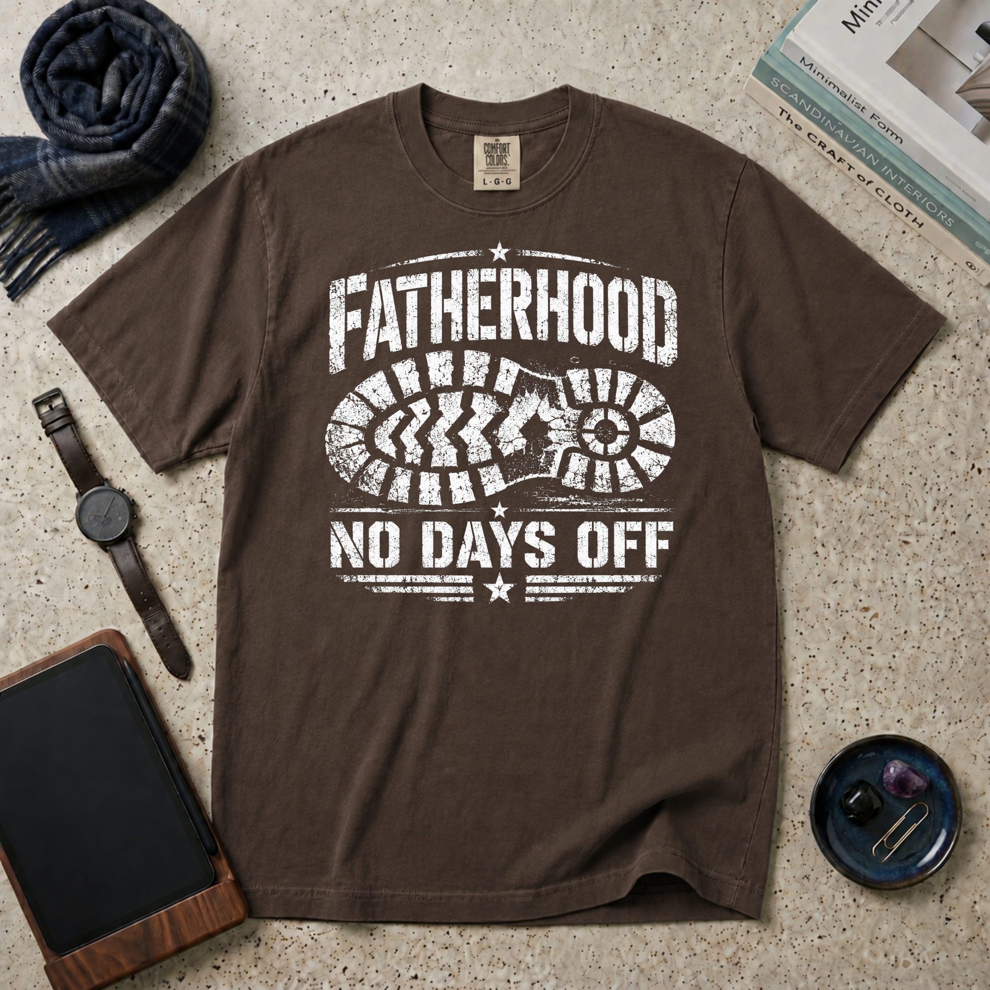 Fatherhood No Days Off T‑Shirt