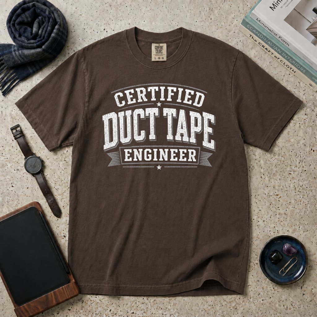 Certified Duct Tape Engineer T‑Shirt