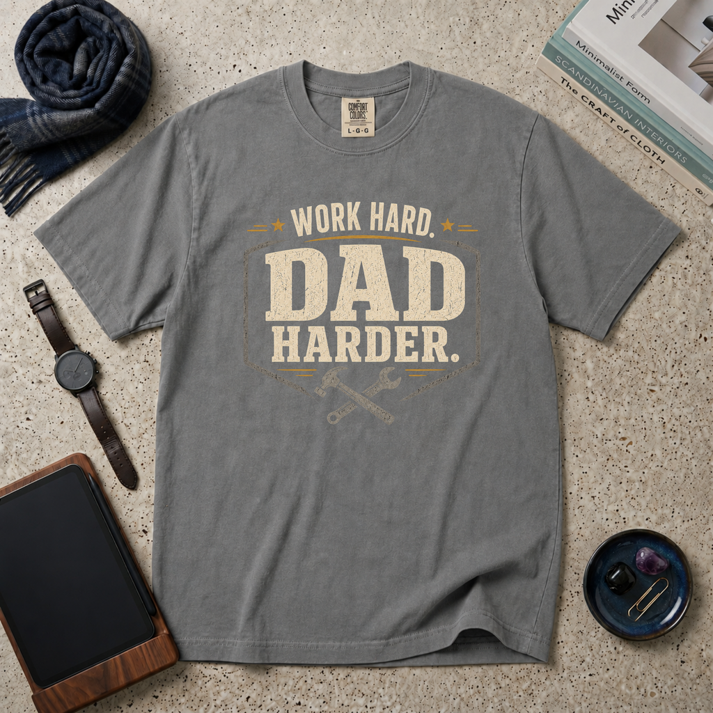 Work Hard Dad Harder T‑Shirt
