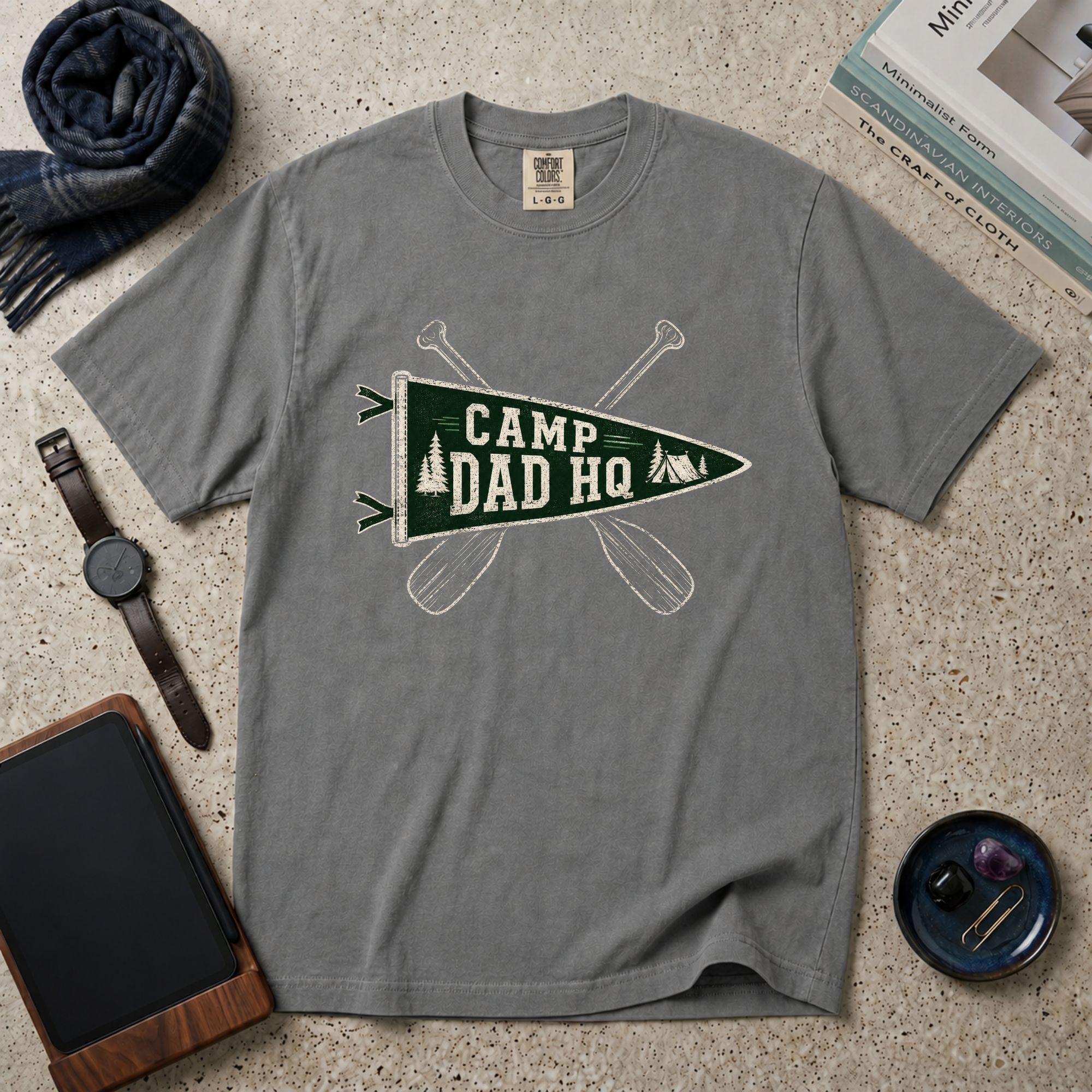Camp Dad HQ T‑Shirt