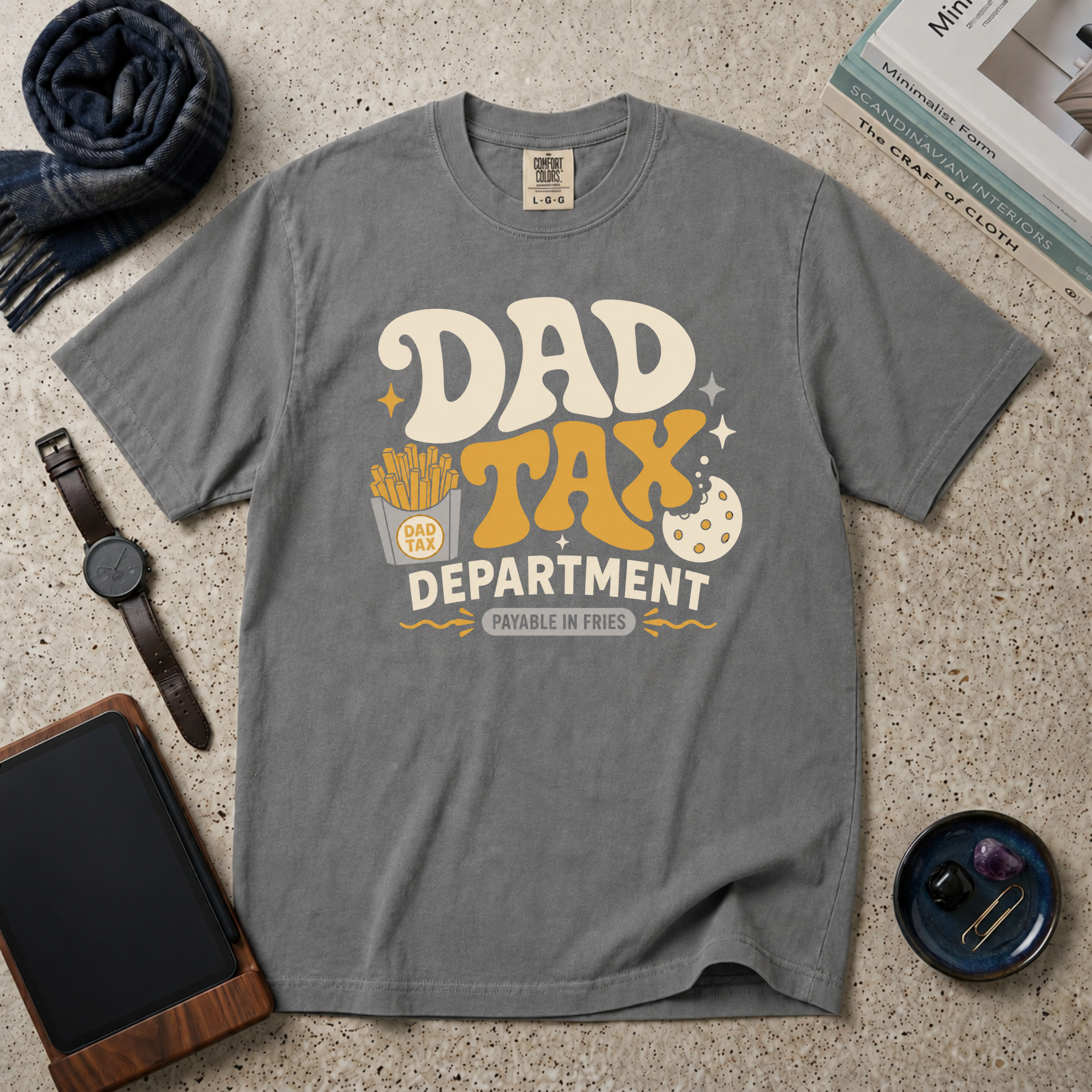 Dad Tax Department Payable In Fries T‑Shirt