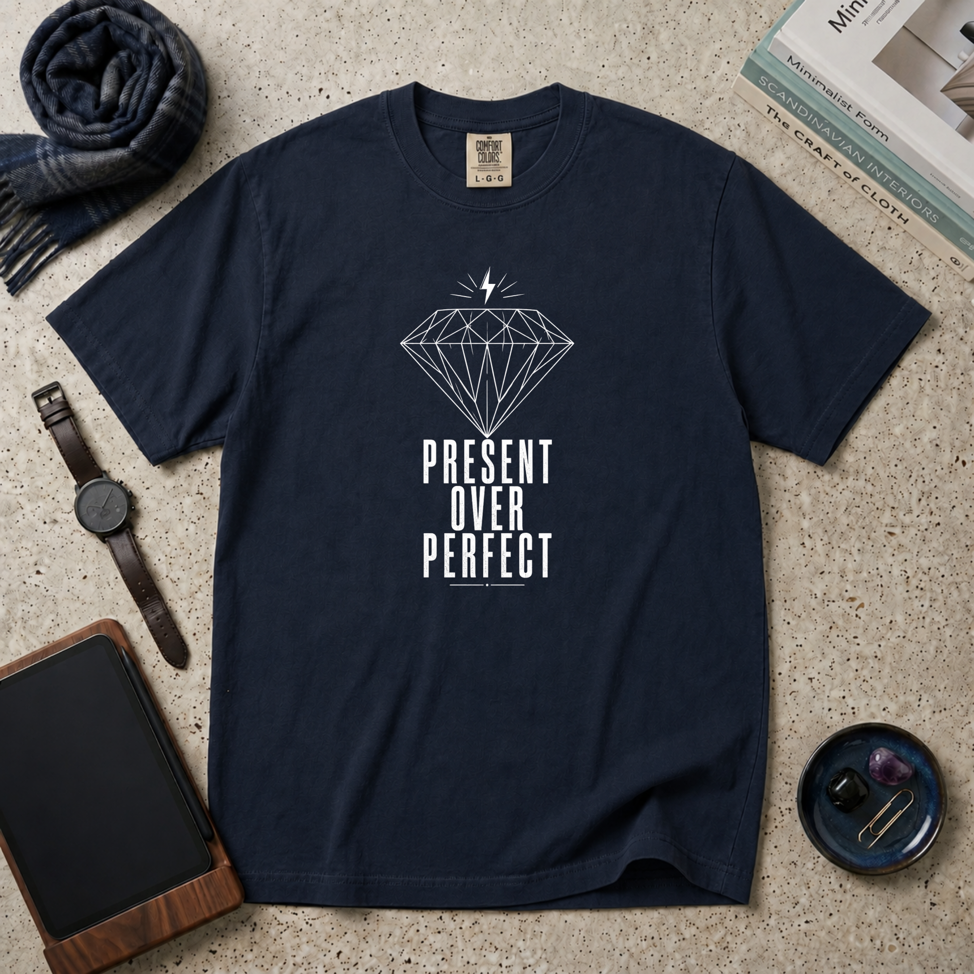 Present Over Perfect T‑Shirt