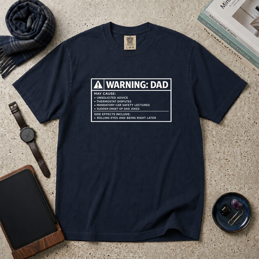 Warning Dad T‑Shirt