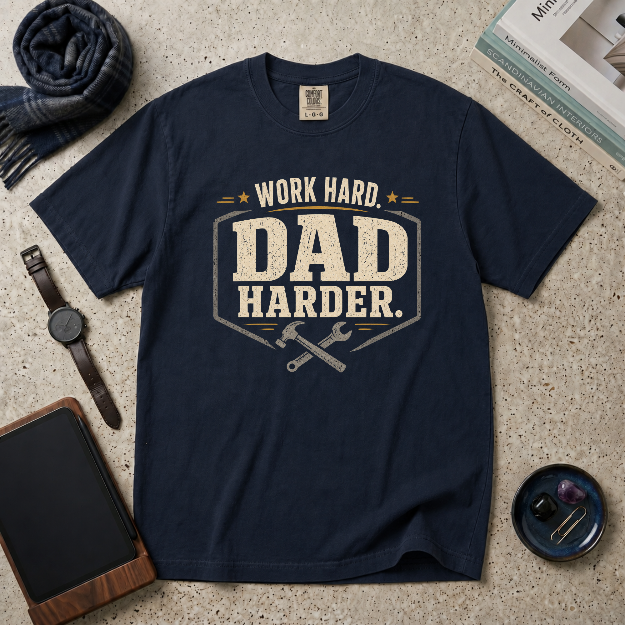 Work Hard Dad Harder T‑Shirt