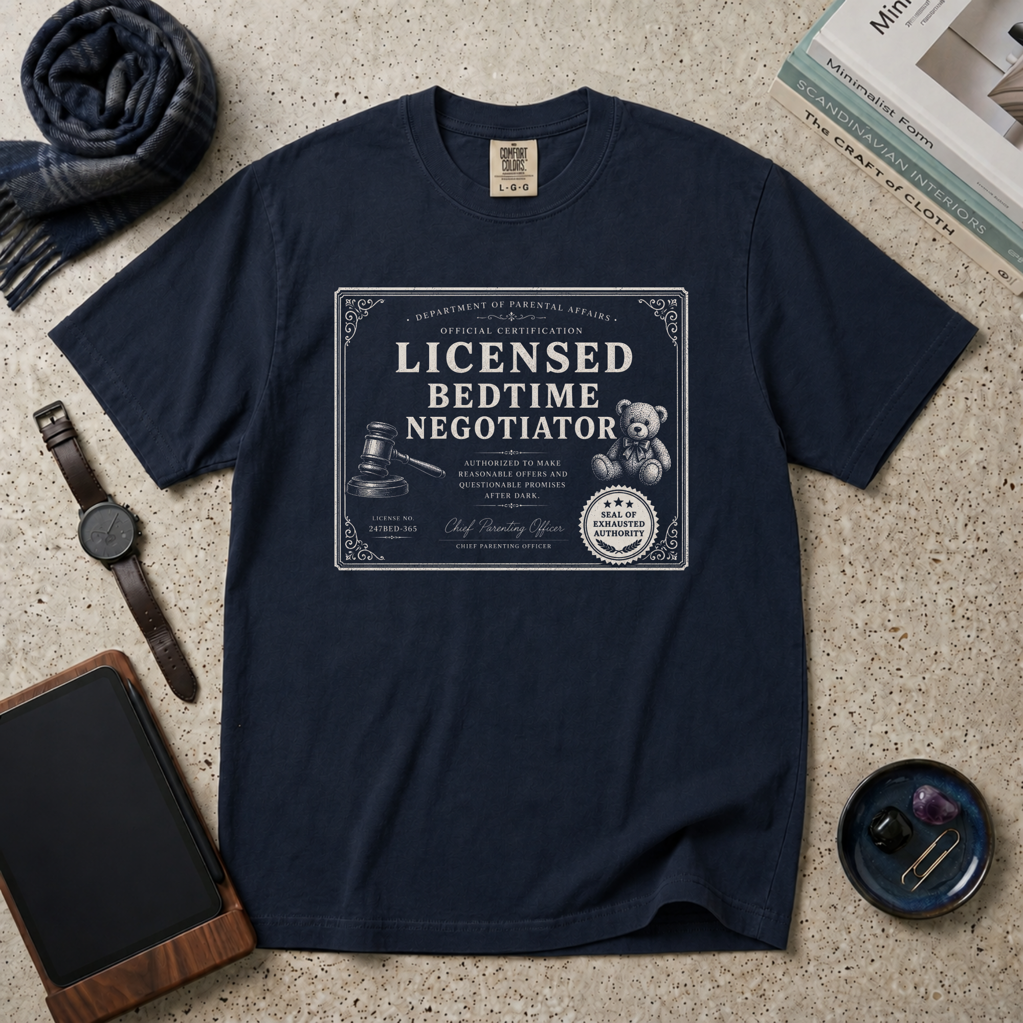 Licensed Bedtime Negotiator T‑Shirt