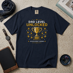 Dad Level Unlocked T‑Shirt