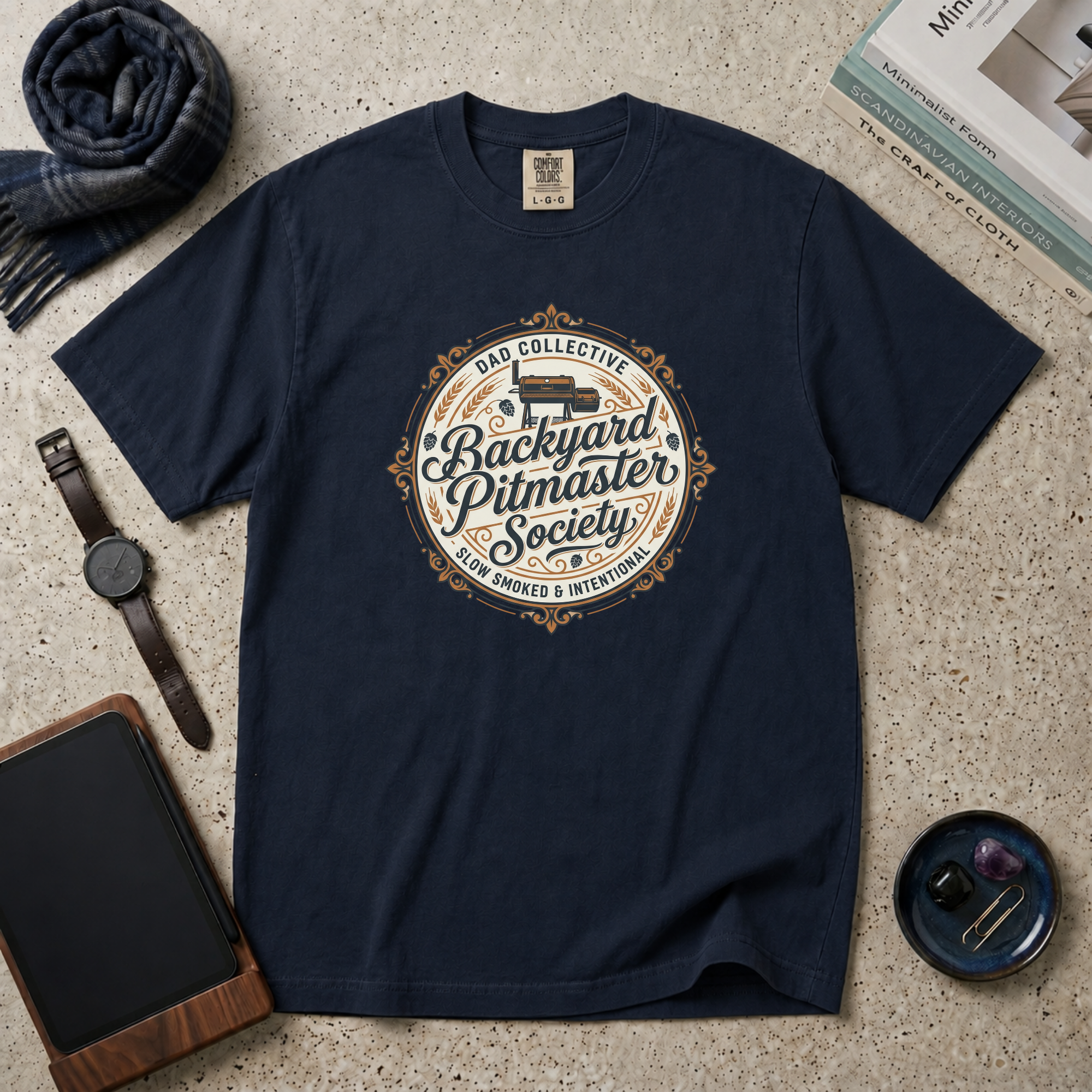 Backyard Pitmaster Society - Slow Smoked & Intentional T‑Shirt