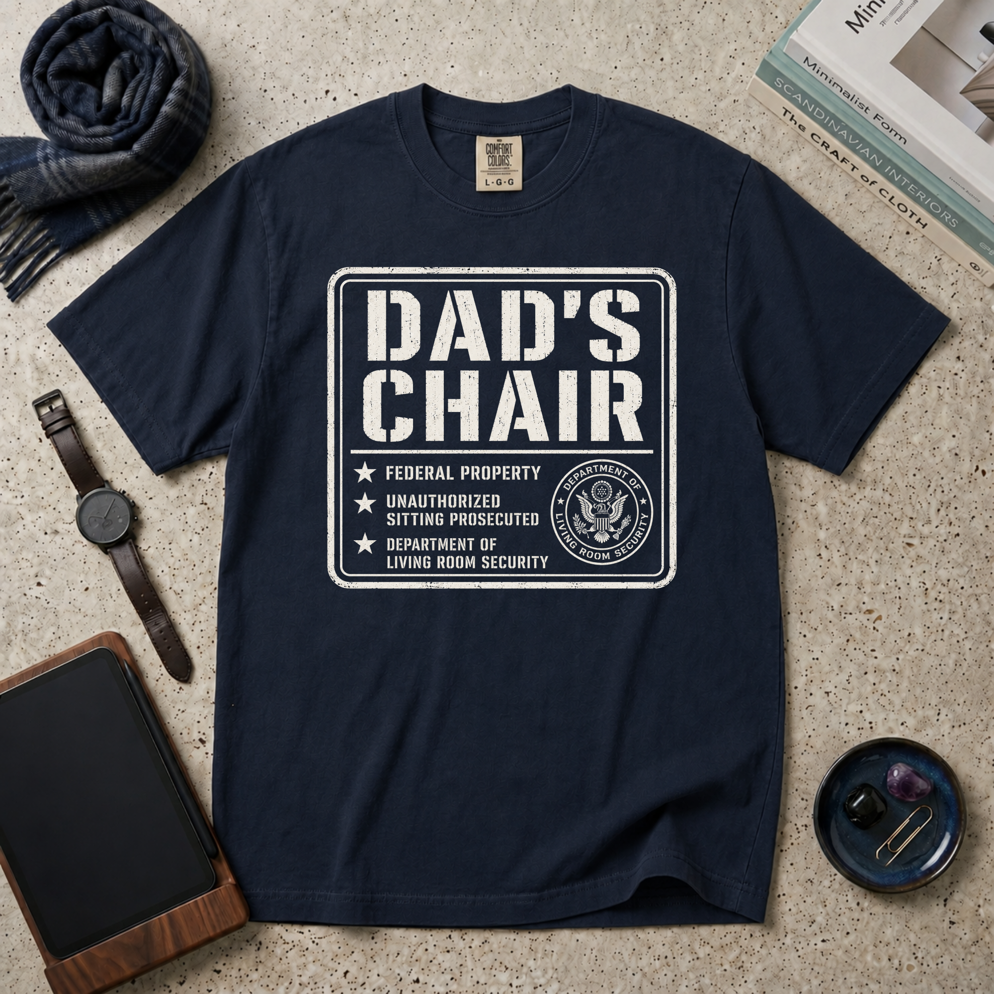 Dad's Chair Warning T‑Shirt