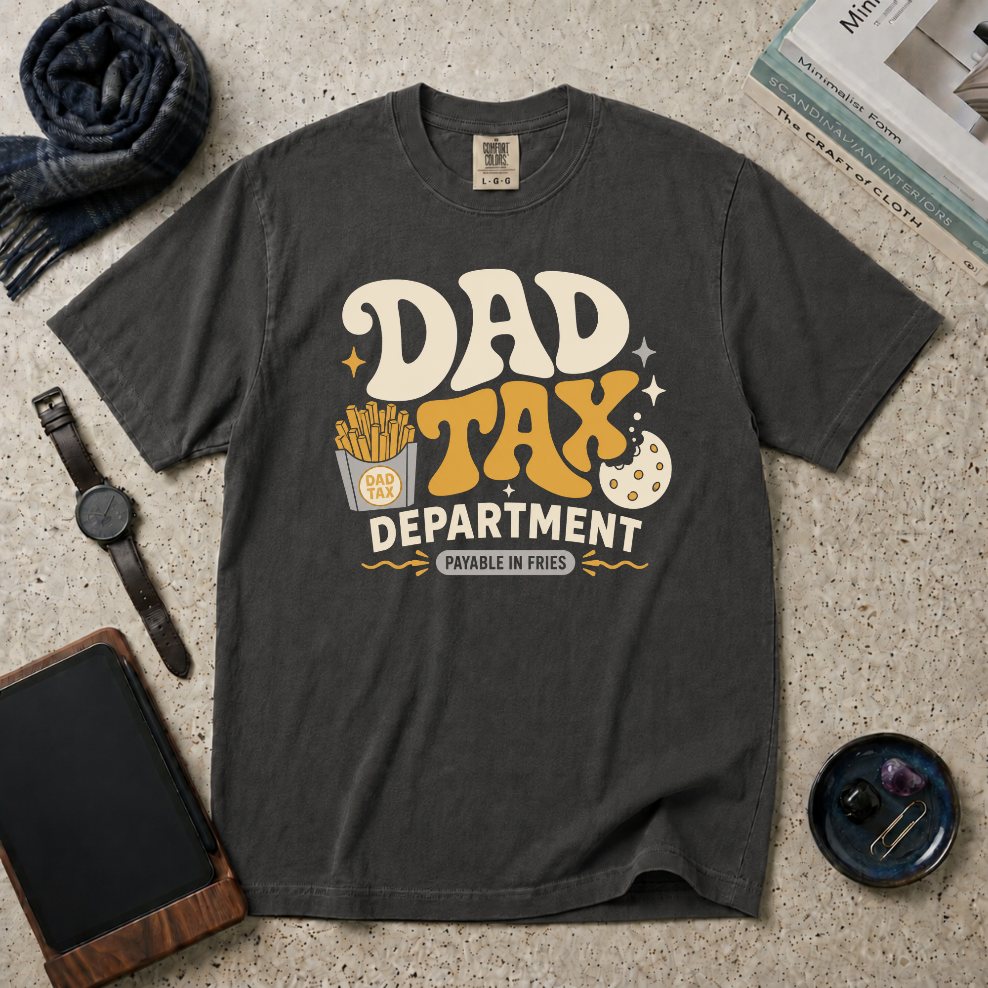 Dad Tax Department Payable In Fries T‑Shirt