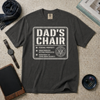 Dad's Chair Warning T‑Shirt