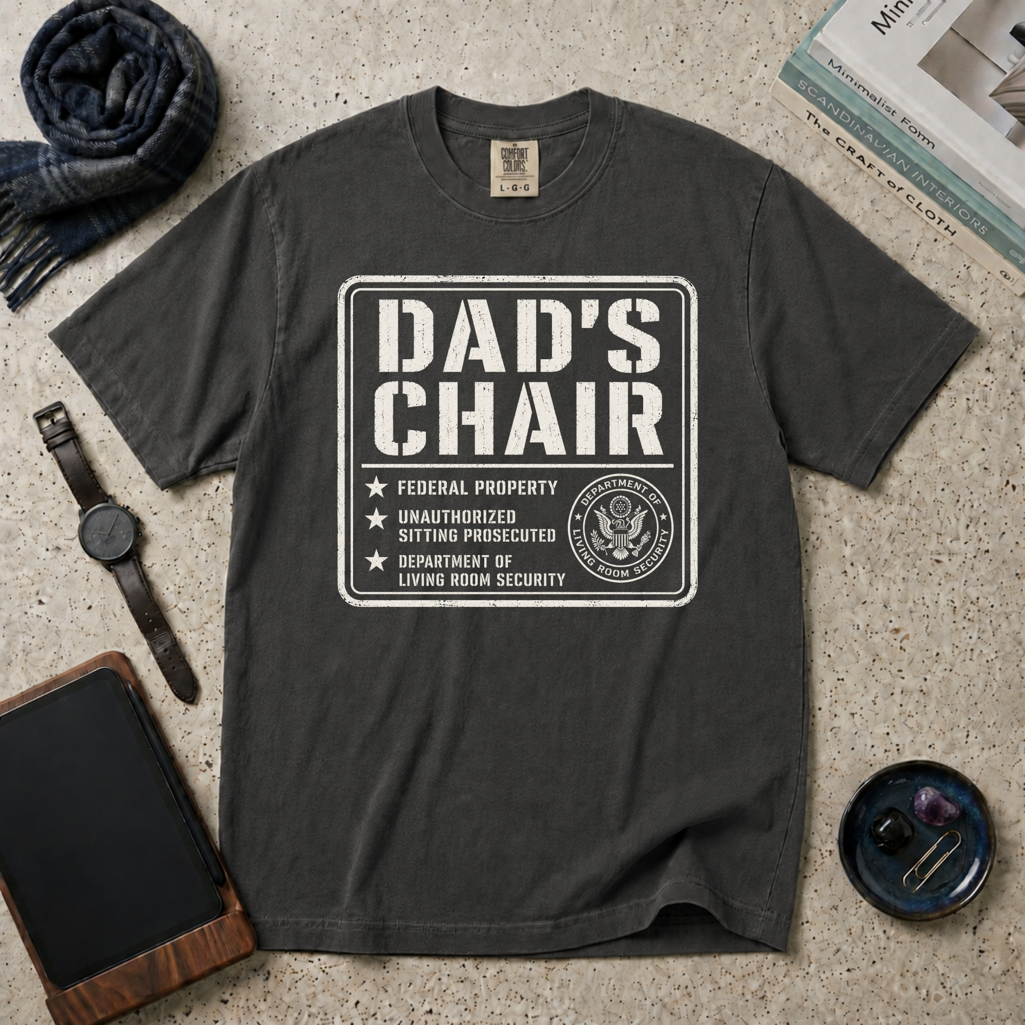 Dad's Chair Warning T‑Shirt