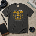 Dad Level Unlocked T‑Shirt