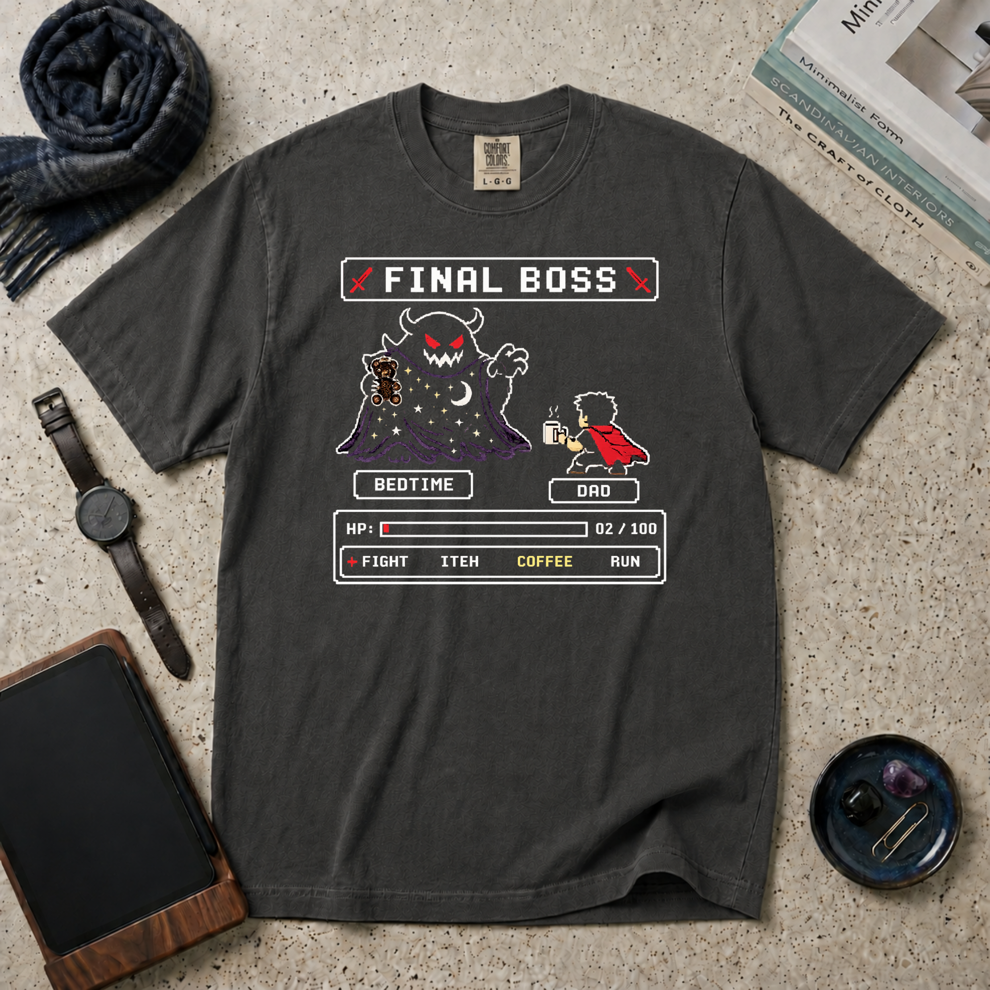 Final Boss Bedtime T‑Shirt