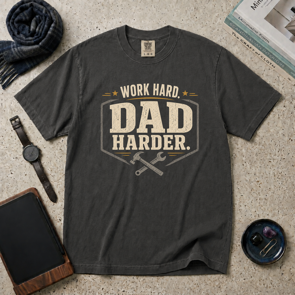 Work Hard Dad Harder T‑Shirt