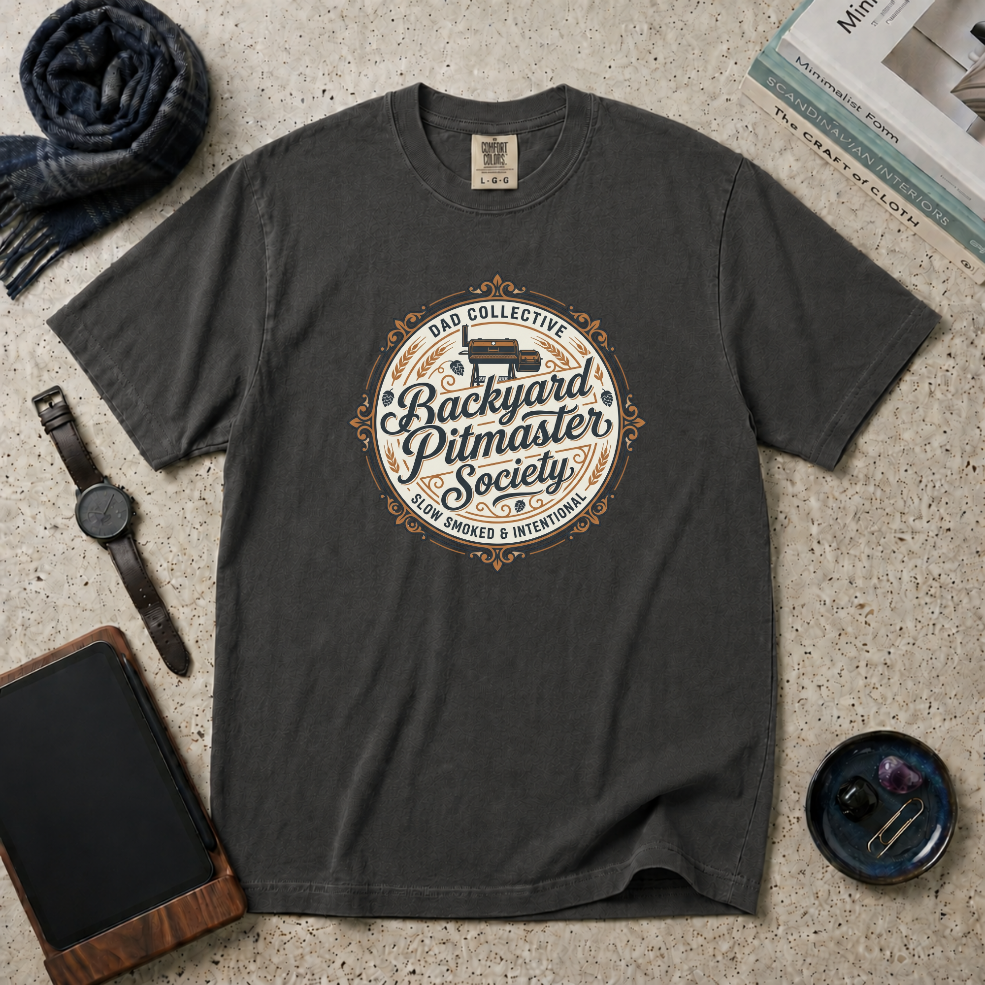 Backyard Pitmaster Society - Slow Smoked & Intentional T‑Shirt