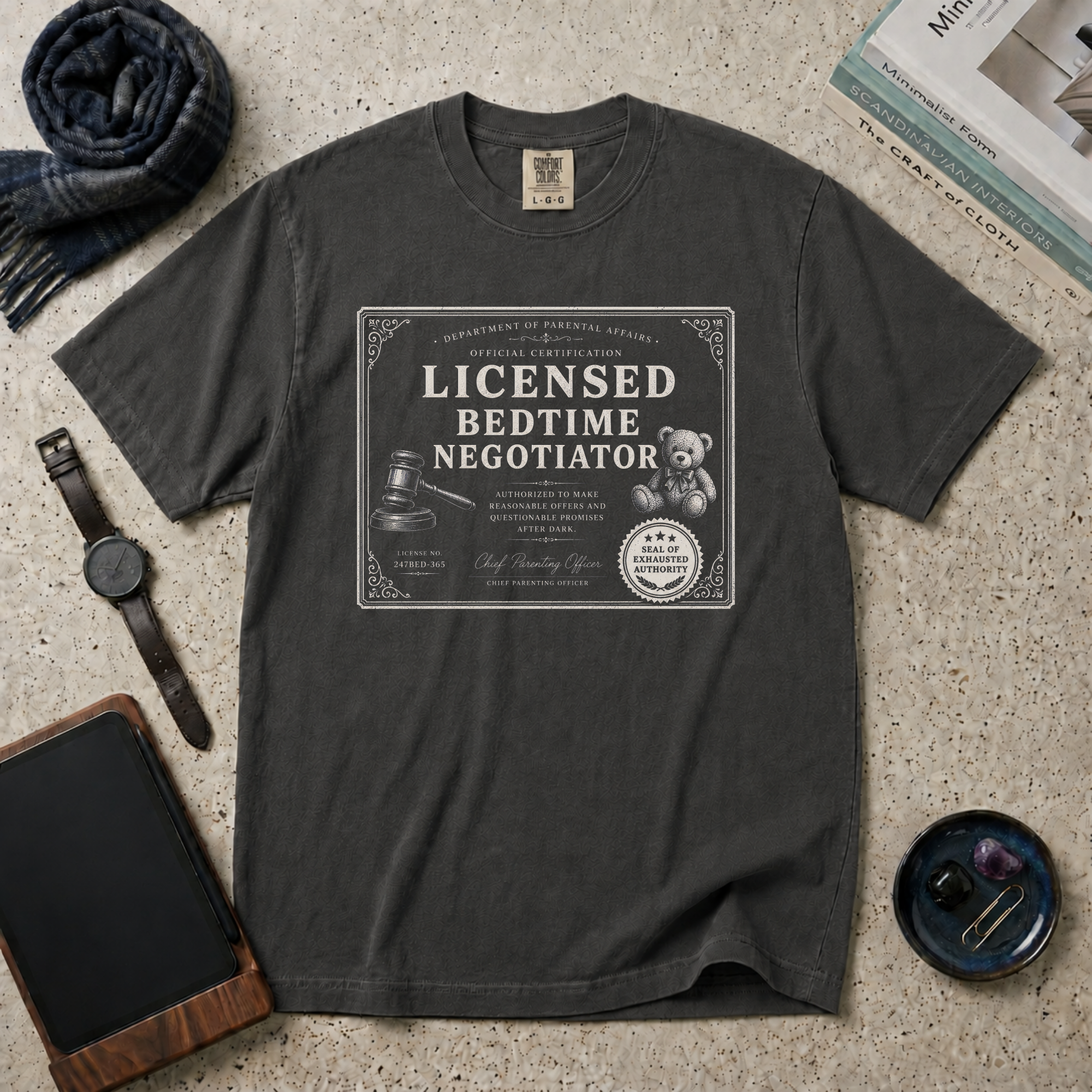 Licensed Bedtime Negotiator T‑Shirt