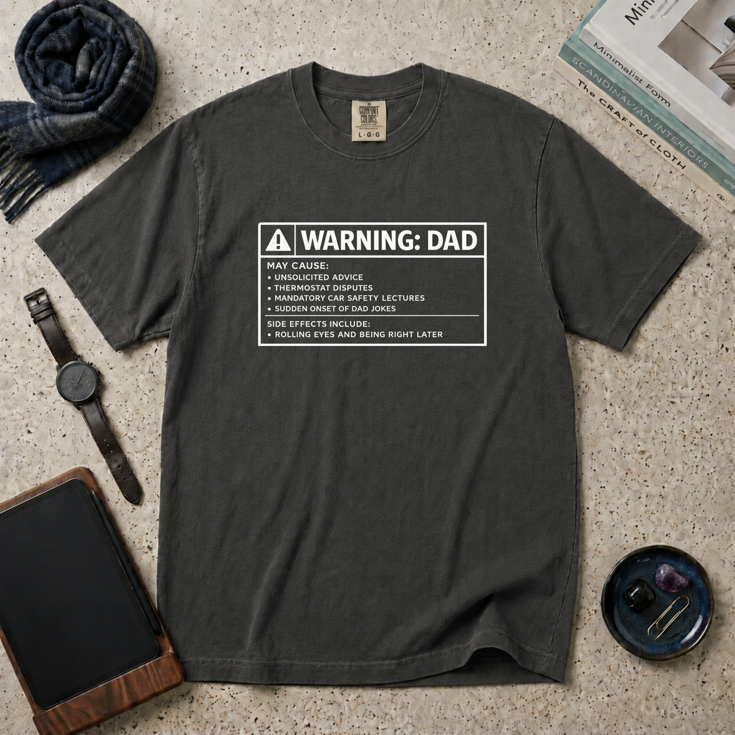 Warning Dad T‑Shirt