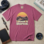 I Know A Shortcut T-Shirt – Berry