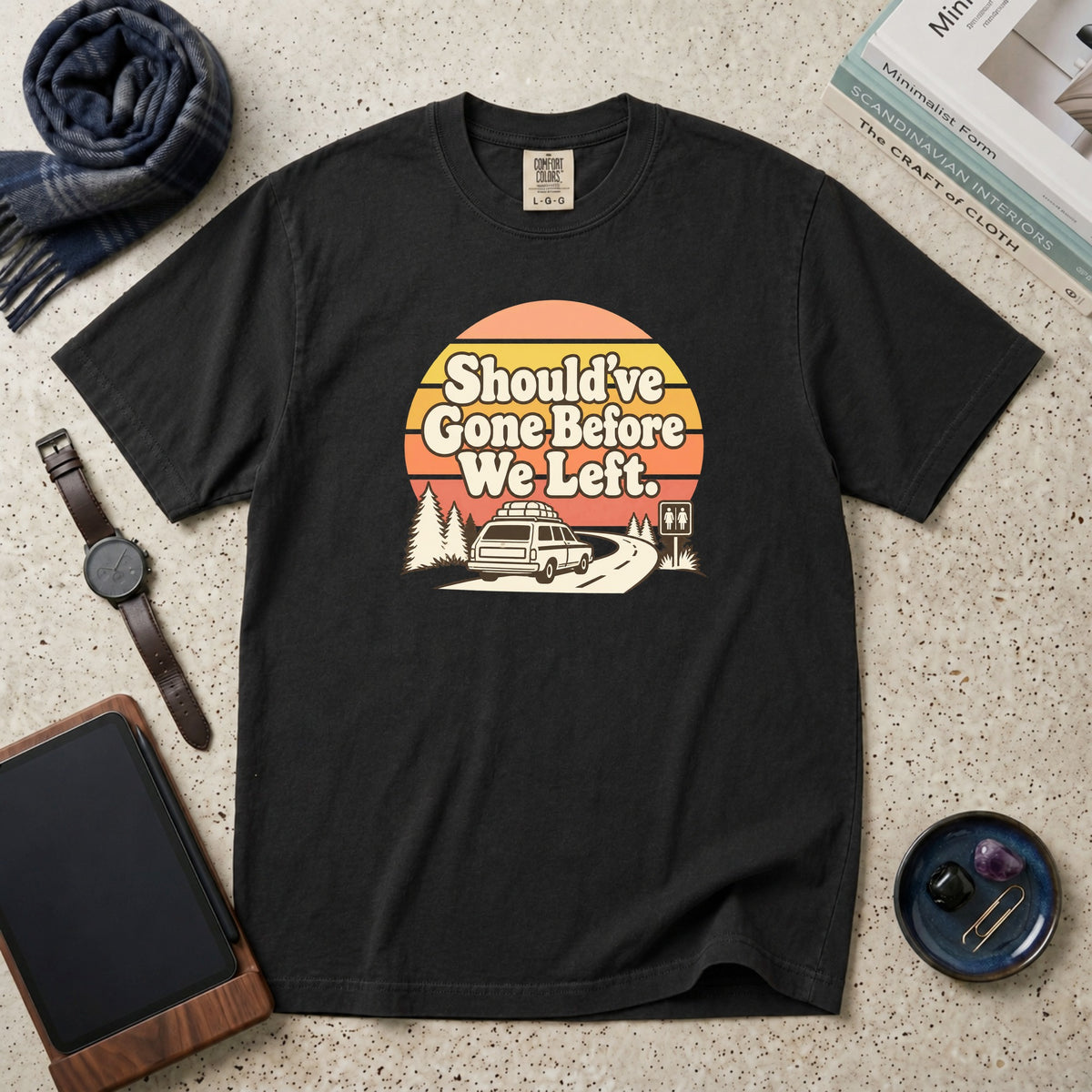 Should've Gone Before We Left T-Shirt – Black
