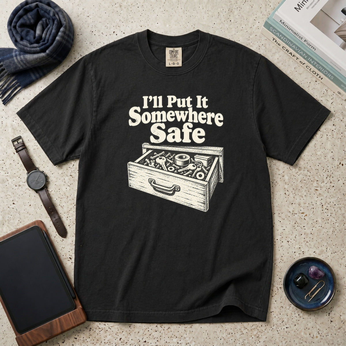 I’ll Put It Somewhere Safe T-Shirt – Black