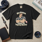 Her Stickers Voided My Tough-Guy Warranty T-Shirt – Black