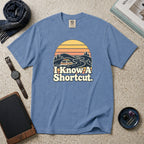 I Know A Shortcut T-Shirt – Blue Jean