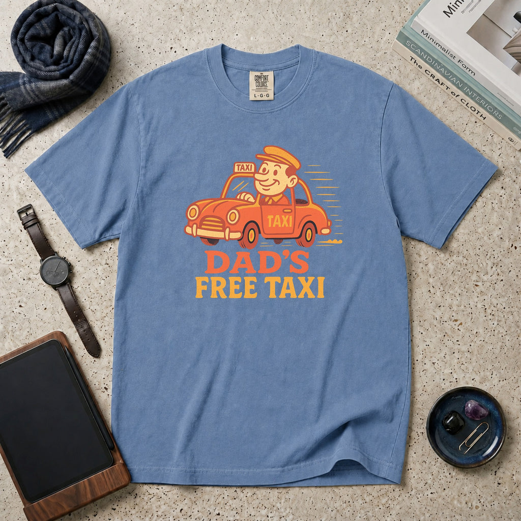 Dad's Free Taxi T-Shirt – Blue Jean