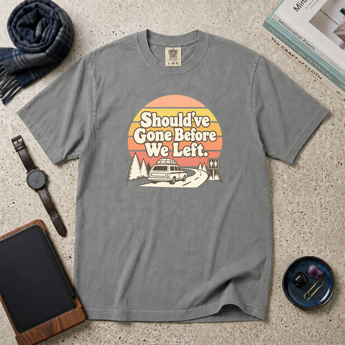 Should've Gone Before We Left T-Shirt – Grey