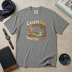 Caught The Same Tree Twice T-Shirt – Grey