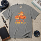 Dad's Free Taxi T-Shirt – Grey