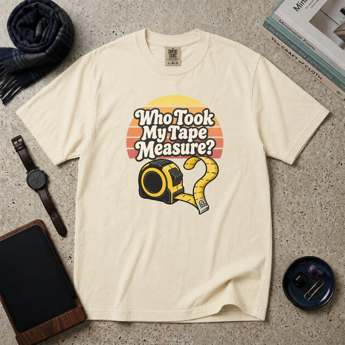 Who Took My Tape Measure? T-Shirt – Ivory
