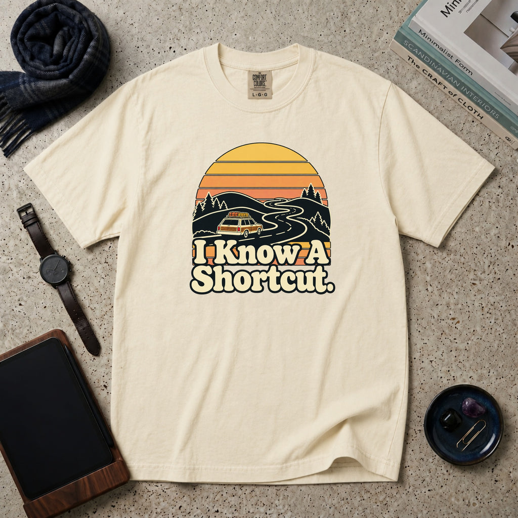 I Know A Shortcut T-Shirt – Ivory