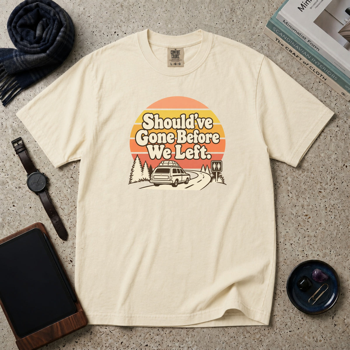 Should've Gone Before We Left T-Shirt – Ivory