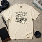 Touch The Thermostat. Wake The Dad T-Shirt – Ivory