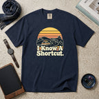 I Know A Shortcut T-Shirt – Navy