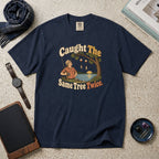 Caught The Same Tree Twice T-Shirt – Navy