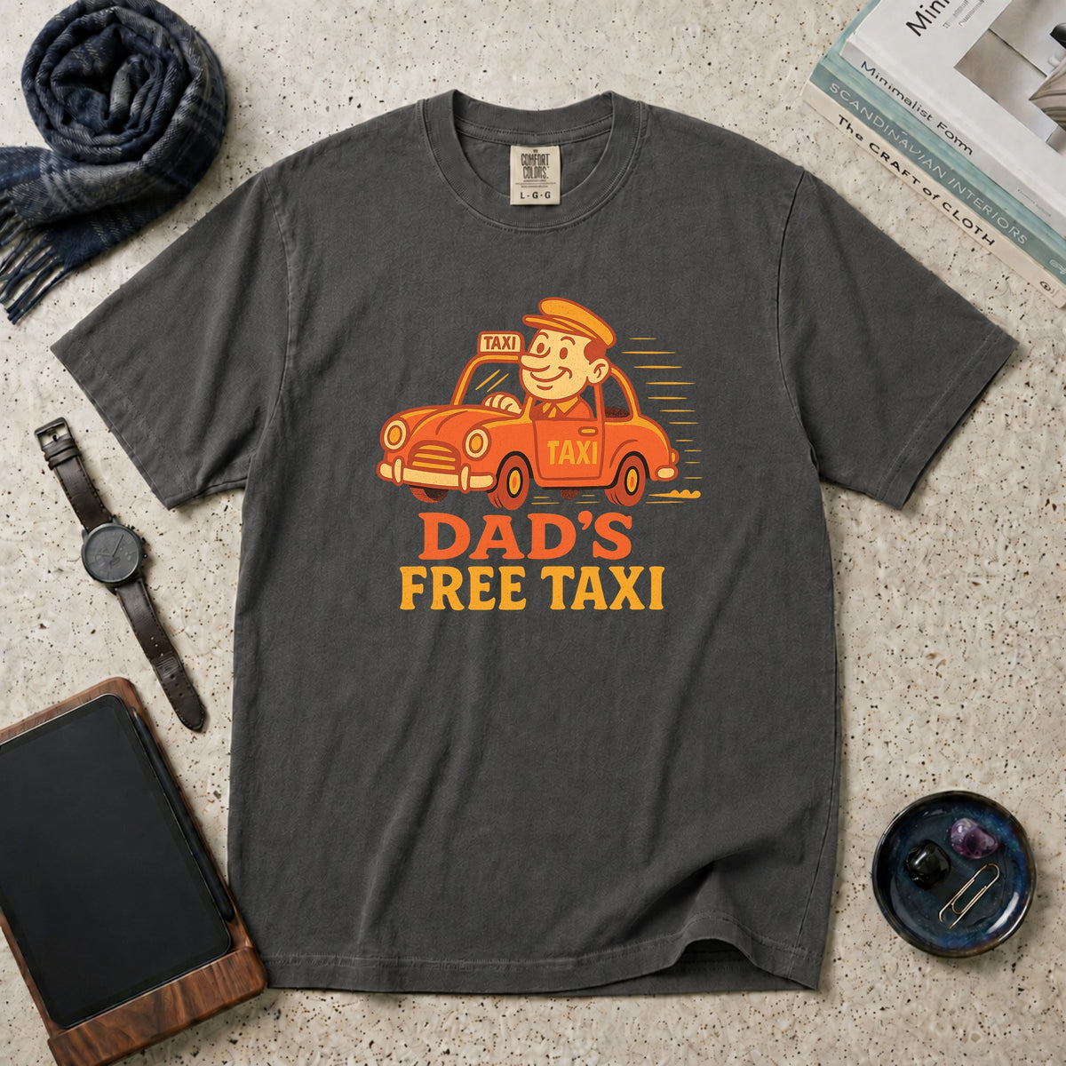 Dad's Free Taxi T-Shirt – Pepper